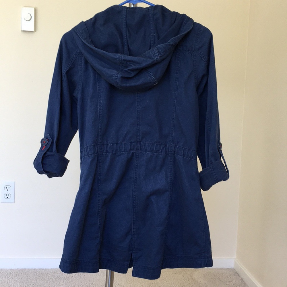Light weight dark blue parka jacket - Picture 5 of 8